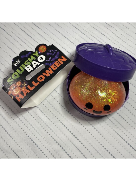 Toys | Orange Halloween Glitter Dumpling Squishy Rare New Opened For ...